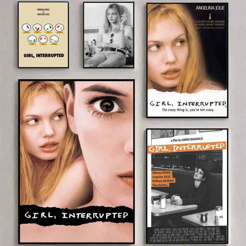 فتاة متقطعة الفيلم التلفزيون أنيمي المشارك HD الفن لزجة جدار مقاوم للماء غرفة المعيشة المنزلي غرفة نوم بار #1