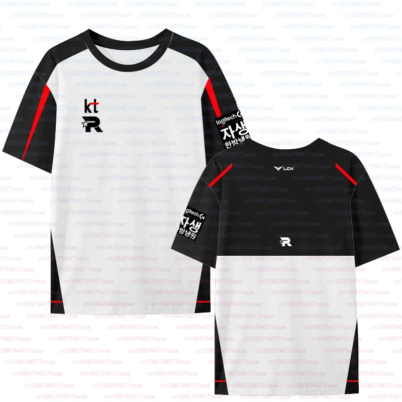 

LCK S15 PerfecT LOL Корейская киберспортивная команда для мальчиков KT Rolster 2025 Униформа Джерси Дышащая игровая клубная тренировка Топы для фанатов на заказ ID