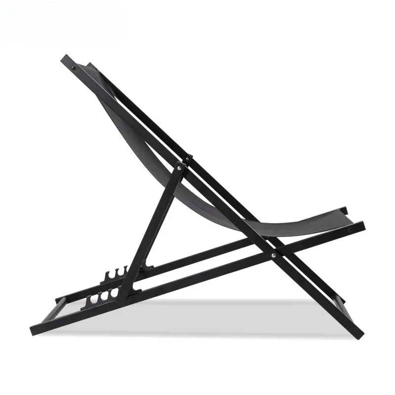 Aluminum foldable beach canvas polyester beach sun lounger