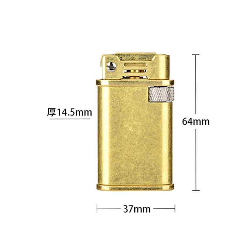 Chief Zinc Alloy Metal Kerosene Lighter Retro Old Style Windproof Personality Creative Ejection Rocker Lighter