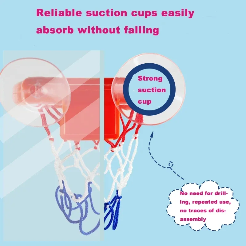 Banho do bebê basquete tiro brinquedos crianças atirar no cesta brinquedos ventosa esportes em casa parede pendurado puzzle jogo brinquedos presente