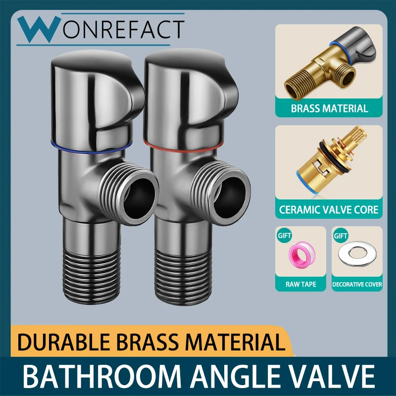 Brass Angle Valve Kitchen Bathroom Quarter Angle Valve Bathroom Faucet Sink Valve Toilet Faucet Inlet Valve For Toilet Kitchen