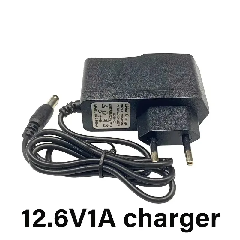 12.6V 3A Lithium Battery Charger for 3S 10.8V 11.1V 12V Li-ion Polymer Batterry Pack Fishing Light Electric Drill Power Adapter