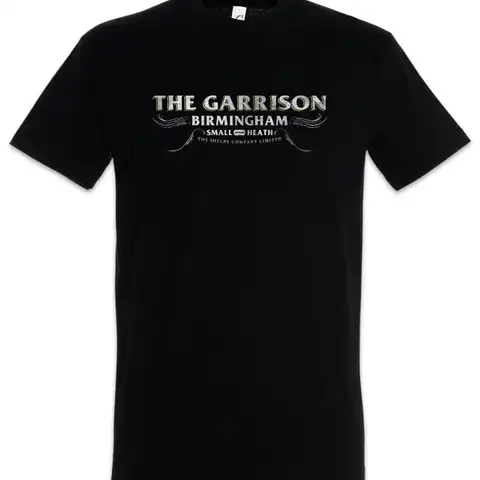 La maglietta da uomo Garrison Peaky Birmingham Pub Ristorante Blinders Shelby Bar