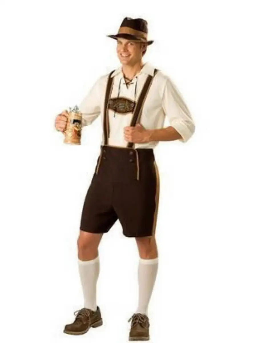 

Новый размер на Хэллоуин, разделенный, баварский фестиваль Хан Мет, пивной костюм, мужская одежда, полиэстер, материал