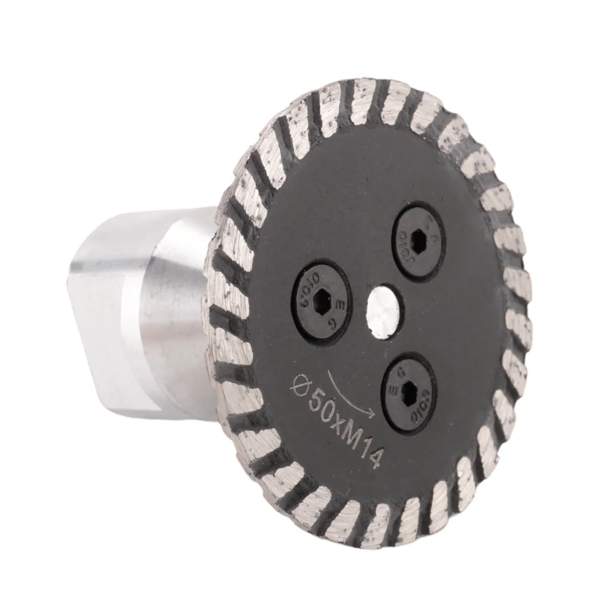 เลื่อยเพชรรูรับแสง M14 ขนาด 50 มม. พร้อมแผ่นแกะสลักและตัดที่ถอดออกได้ เหมาะสําหรับหินทรายหินแกรนิตและคอนกรีต LYZ