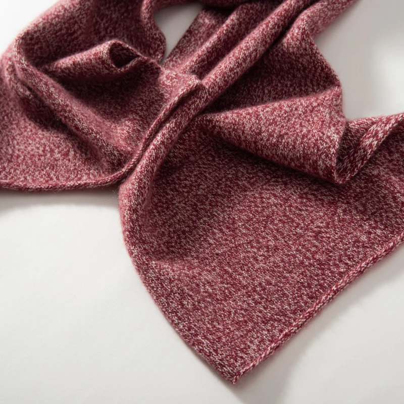 Lenço de caxemira 100% puro de luxo para mulheres – Envoltório de malha quente de inverno macio, acessório de moda térmica elegante, leve, mas aconchegante