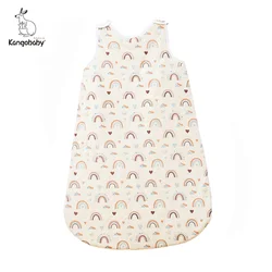 Kangobaby #My Soft Life# Autumn Winter Thicken Cotton Warm Baby Vest Sleeping Bag Unisex Anti-Kicking Newborn Sleepwear