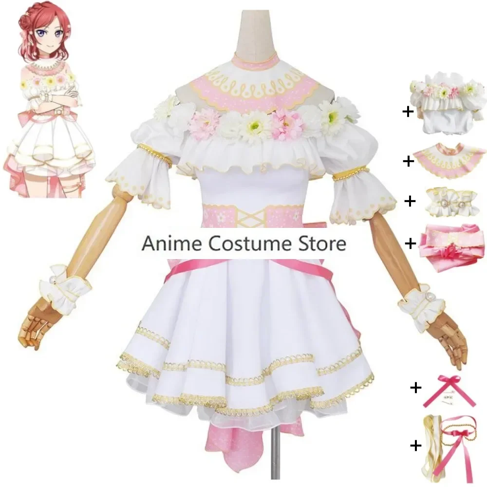 

Anime μ'S Flower Festival Maki Nishikino LoveLive School Idol Project Love Live Cosplay Costume Hallowen Sexy Woman Dress Suit