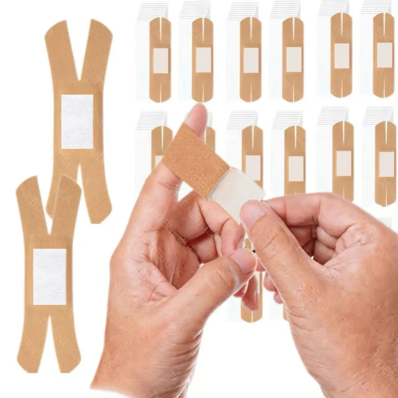 Vendaje hemostático elástico en forma de X para dedos y articulaciones, seguro para cortes, arañazos y heridas de emergencia, primeros auxilios, cuidado médico adhesivo impermeable