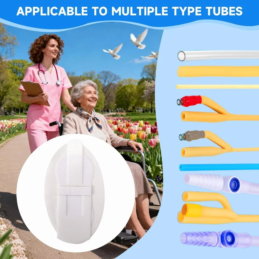 New Breathable Catheter Fixation Sticker Disposable Adhesive Urinary Tube Holders Stabilization Tapes Catheter Supplies