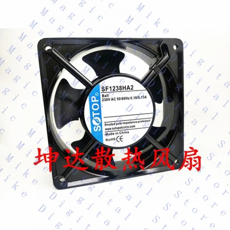 

H 1 PCS FOR SOTOP Fan SF1238HA2 AC 230V 12038 12CM Cabinet Equipment cooling Fan