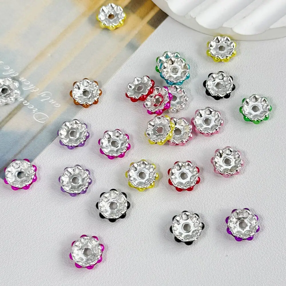 

Распродажа, 500 шт., 11*11 мм, изготовление своими руками/ручная работа/форма колеса/прокладки с искусственным жемчугом/фурнитура и компоненты для ювелирных изделий # 17166