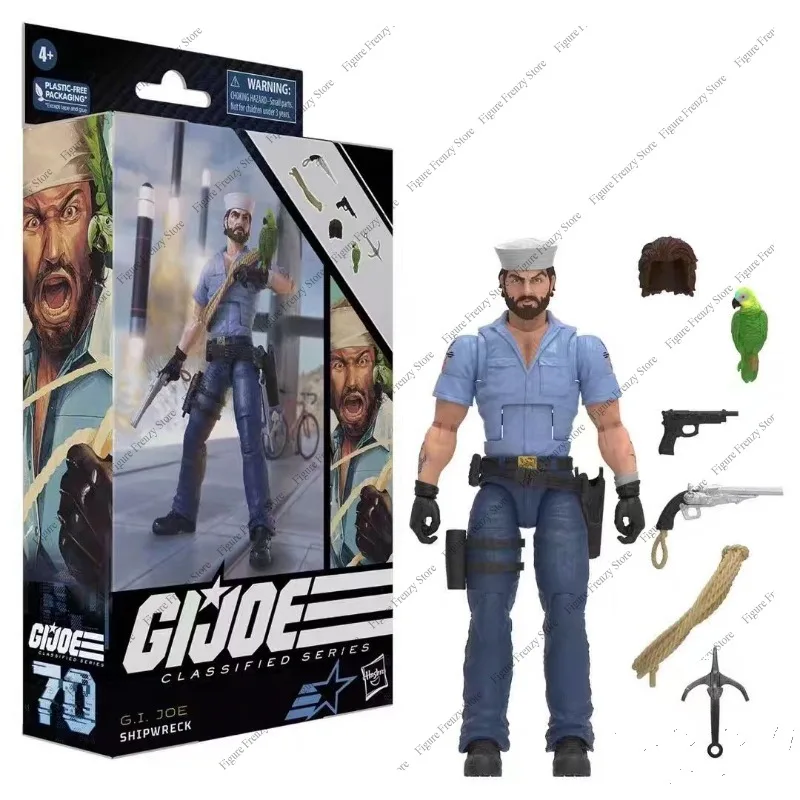 in-stock，hasbro-gi-joe-classified-series-70-shipwreck-with-polly-action-figure-collection-toys-ornaments
