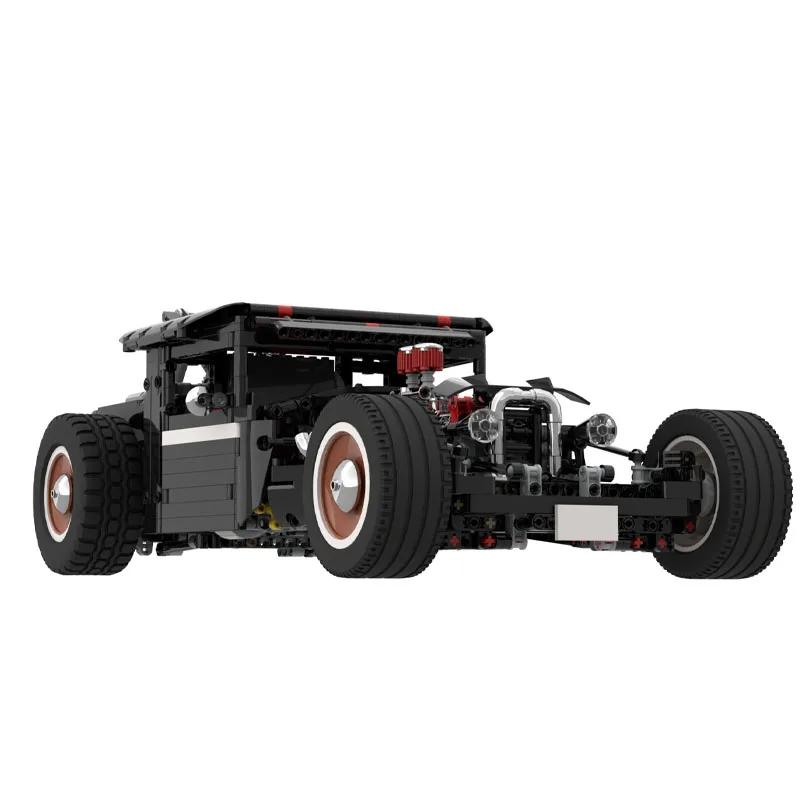 MOC-39517 Nuevo modelo clásico de bloques de construcción de remolque de carga de los años 90, 1641 piezas, juguete para regalo de cumpleaños creativo para niños y niños