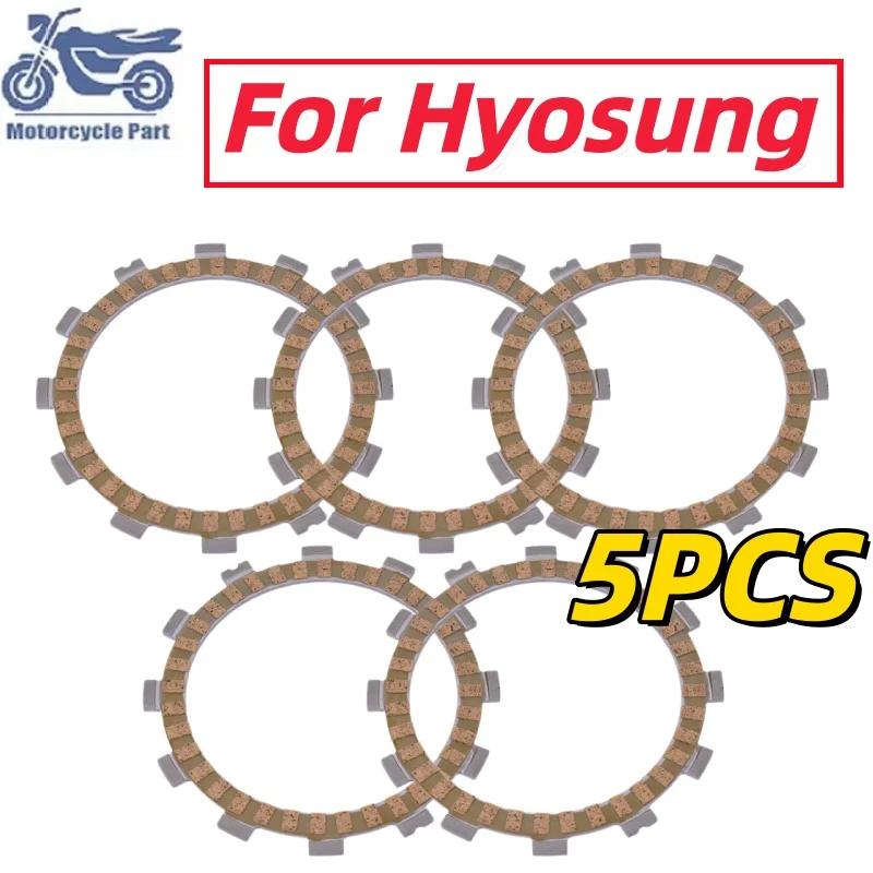Motorcycle Friction Clutch Disc Plates Kit for Hyosung GA GF 125 GA125 GF125 GT125 GT 125 Comet Naked GV RT XRX 125 GV125 XRX125