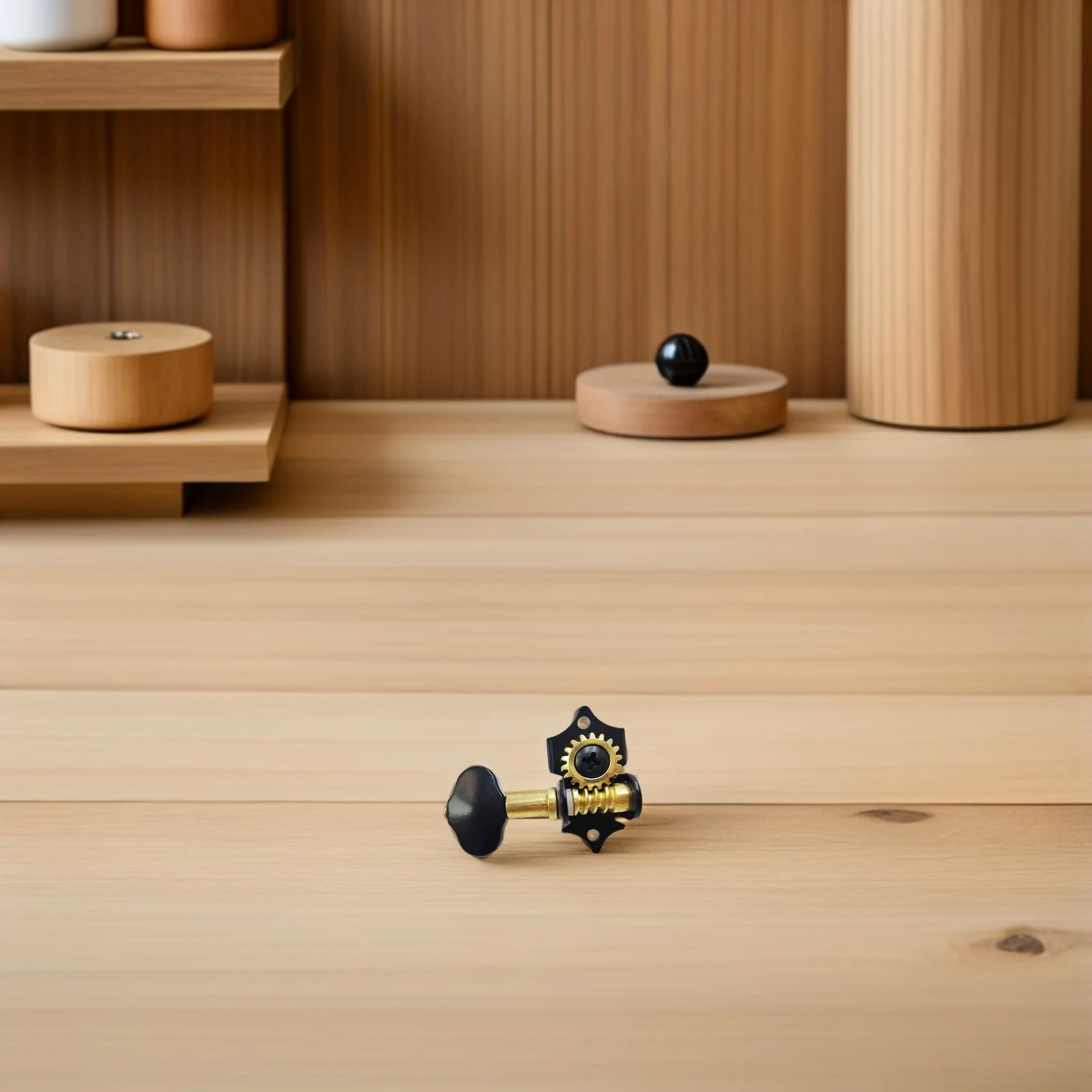 1 مجموعة أوتاد ضبط القيثارة 2R2L الذهب الأسود 1:19 نسبة آلة رؤساء ل 4-سلسلة الغيتار باس القيثارة موالف الصوتية