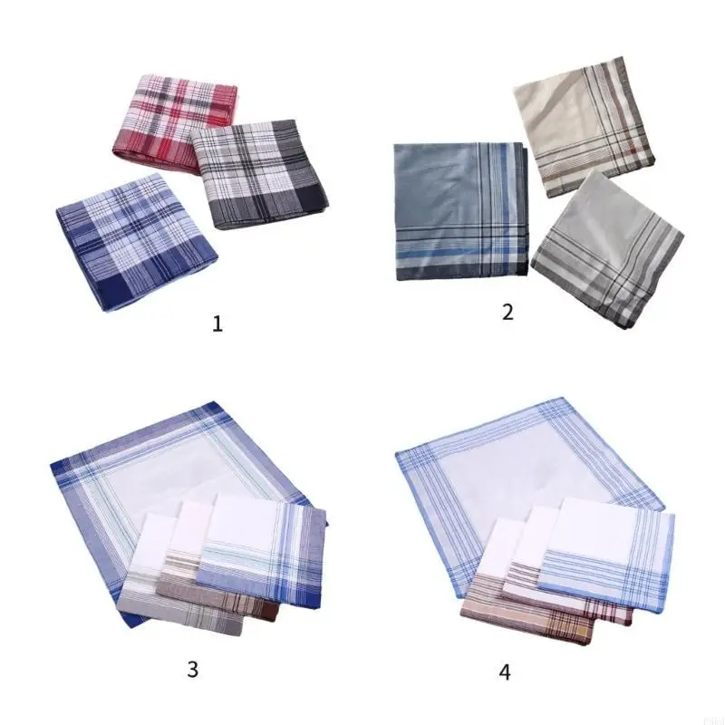 P88A الكبار منديل منشفة لينة عصابات منديل مربع للجنسين منشفة العرق 16'' #4