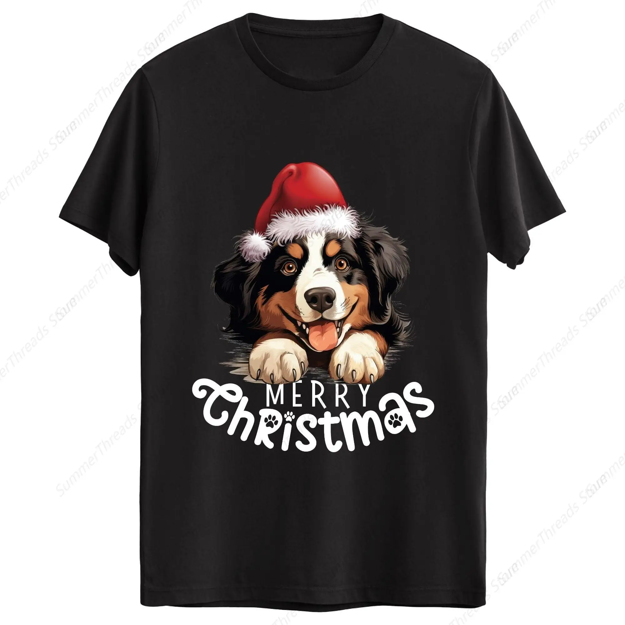 Soft Cotton Christmas T-Shirt Sweatshirt Australian Stumpy Tail Cattle Breed Funny Holiday Kids Unisex Adult Gift