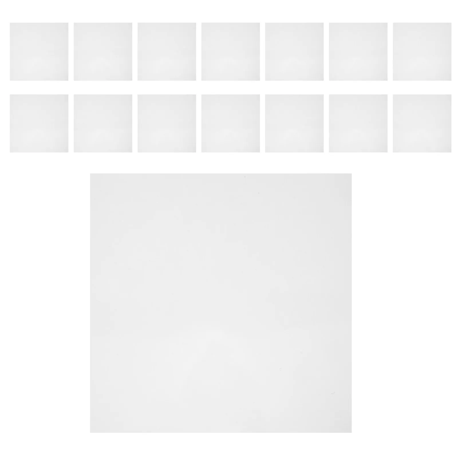 15Pcs Polyester Film DIY Template Sheets Translucent Stencil Material for Craft Cutting Painting Quilting Projects