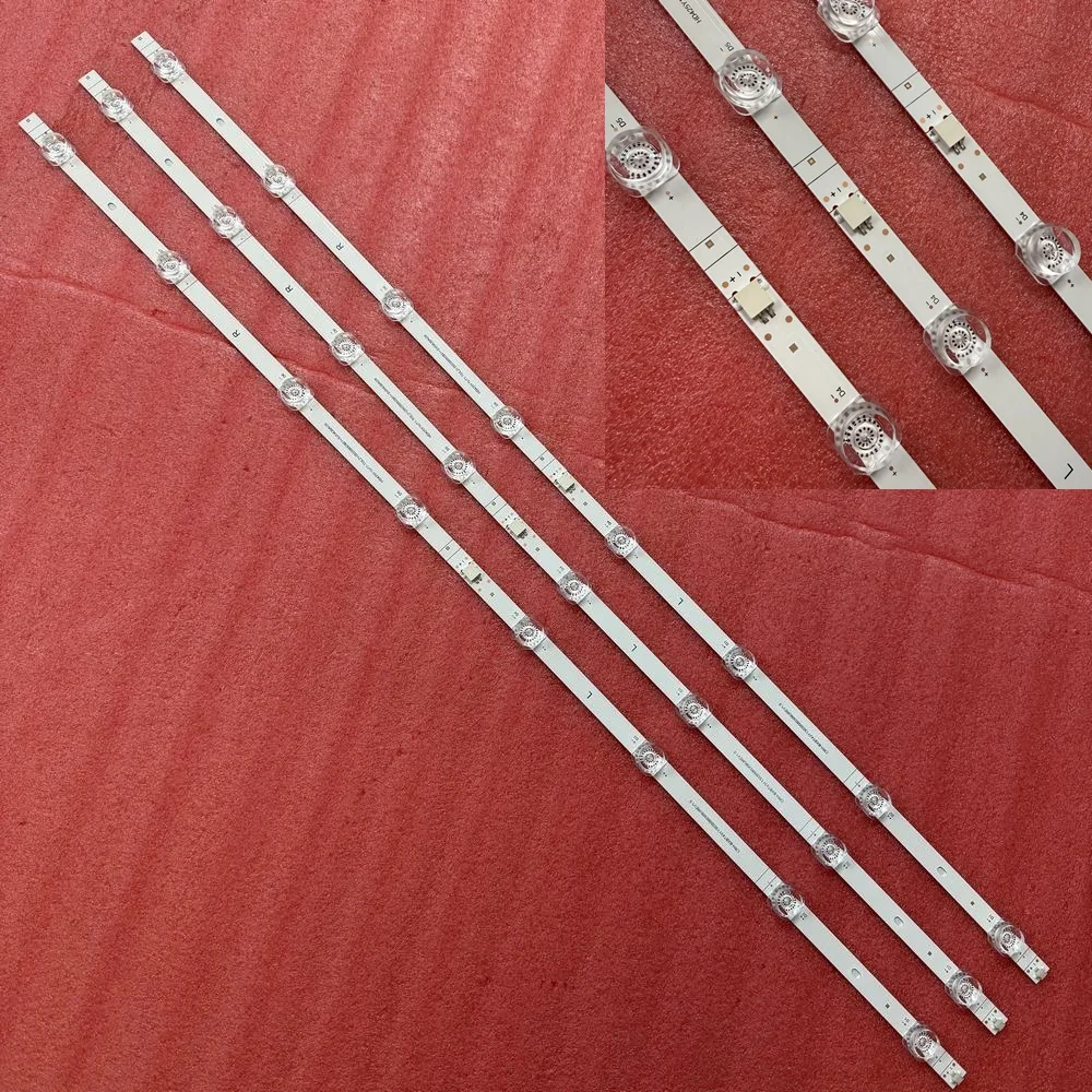 

1set LED Strip For Hisense 43R7G5 43R6E4 43A6G 43A6GV 43A7GV 43A6H 43A6GX3 43A68G TOSHIBA 43C350KU HD425Y1U71-TOL2 SVH430AG9