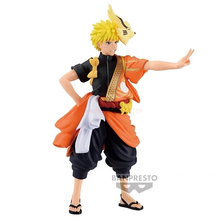 Auf Lager Original Naruto Uzumaki Sasuke Anime Figuren Shipp uden Action figur Animation 20. Jubiläum Sammler PVC Spielzeug Puppe