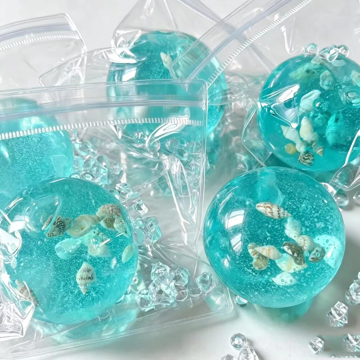 Marine Maltose Squishy gift stress ball Transparent Slow Rebound fidget Stress Relief Ball  Stress Relief gifts