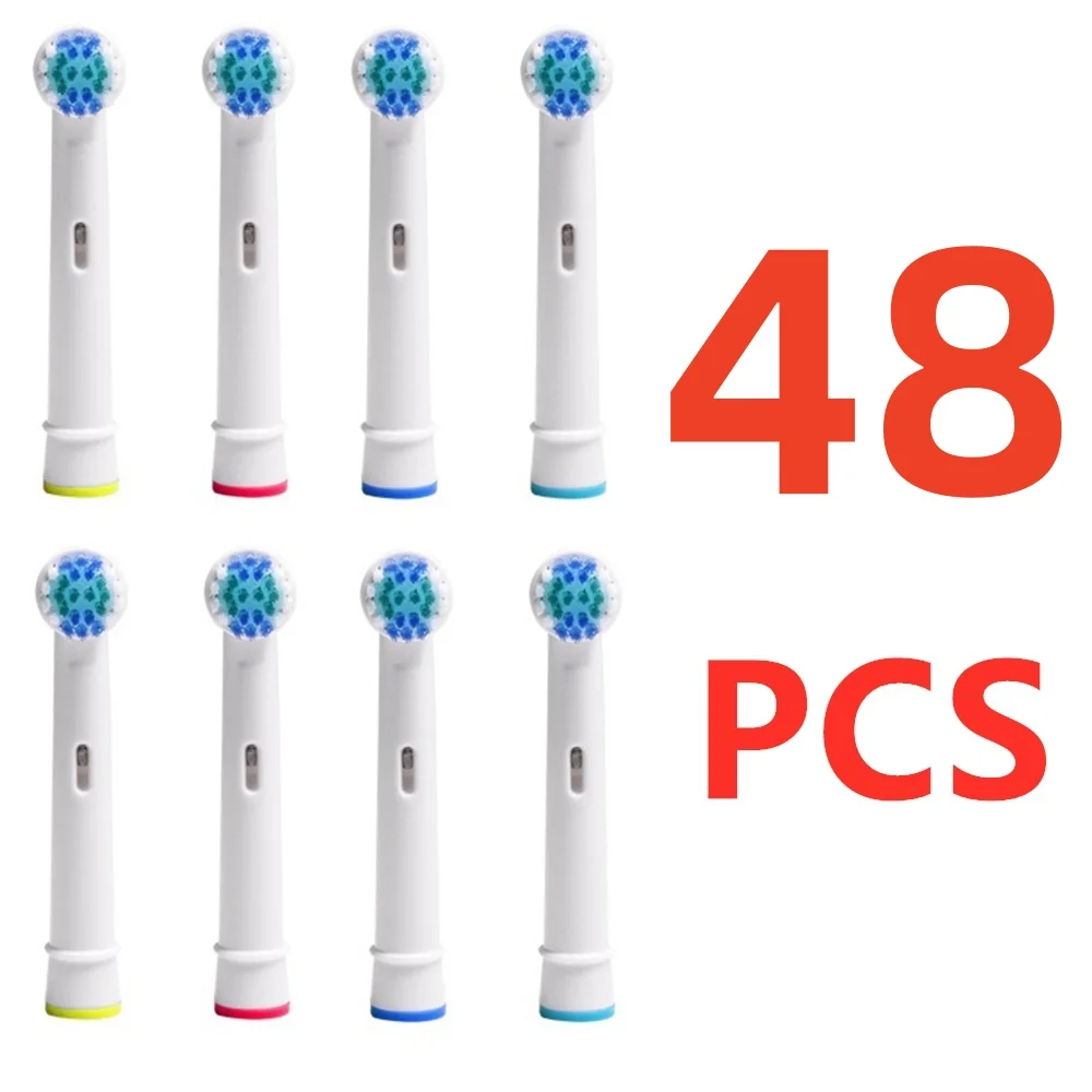 48pcs Replacement Brush Heads Compatible with Oral Toothbrush Heads Advance Power/Pro Health Electric Toothbrush Heads