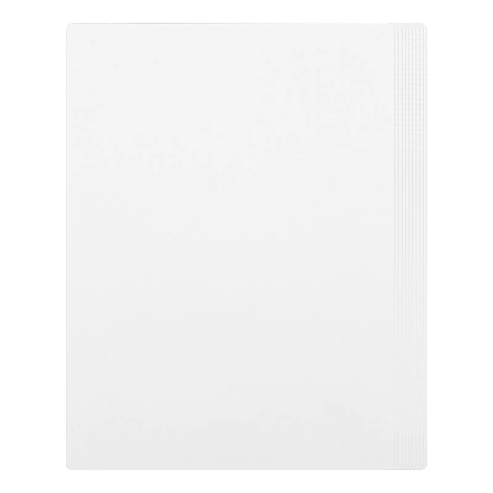 

10Pcs Sublimation Name Cards Double Side Heat Transfer Blanks Flexible Plastic Business Cards Sublimation Printing Blanks