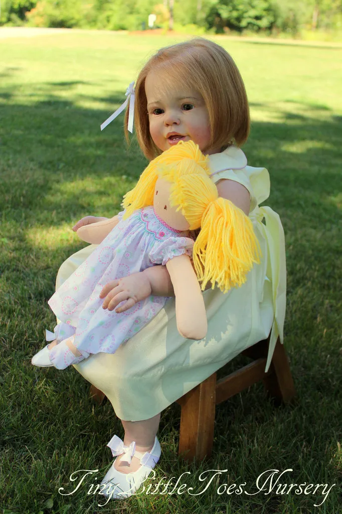 

DLS Exclusive Supply 28inches Lovely Girl Katie Marie With Short Hair Details Painted Completed Doll