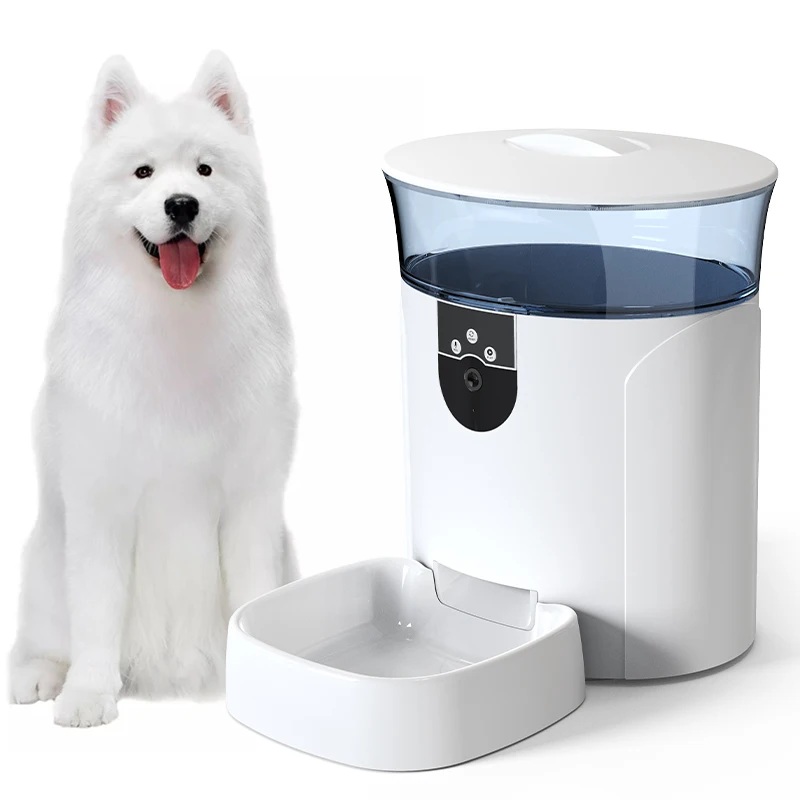 

Remote Camera Control Pet Feeders, Two-way Voice Recorder, Intelligent Dog Food Feeder, WiFi Video, Automatic Pet Feeder, 7L