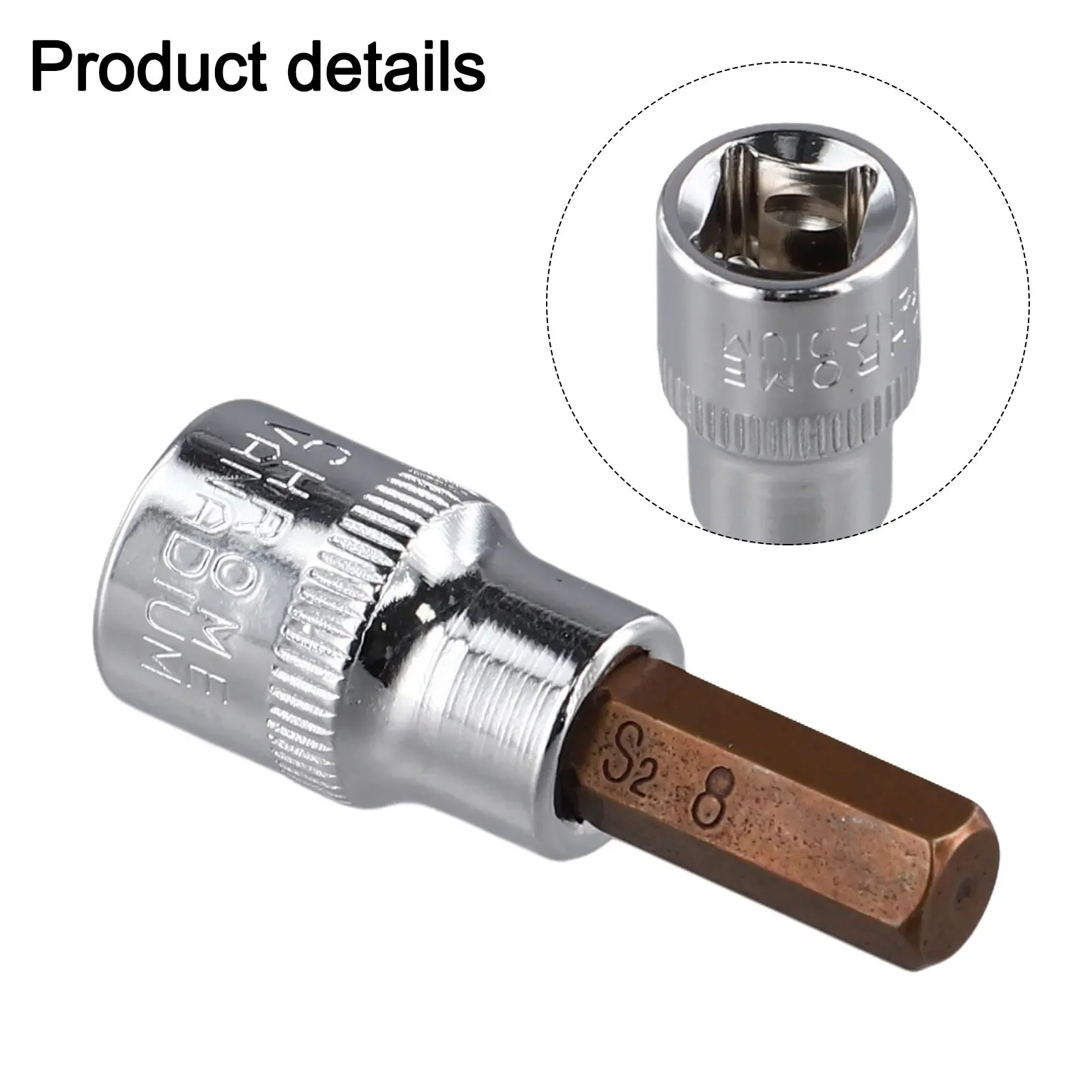 3/8 Inch Drive Hex Socket Bit Torx Screwdriver Bits H3 H4 H5 H6 H8 H10 Wrench Socket Adapter T10 T30 T40 T50 T55