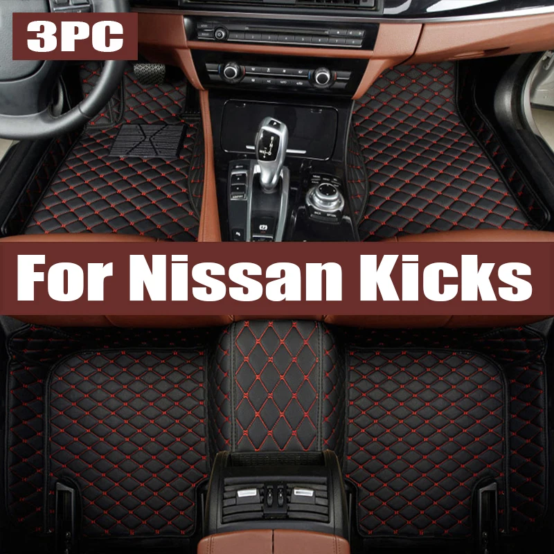 

For Nissan Kicks 2020-2023 RHD Car Floor Mats All-Weather TPE Foot Mats Odorless Pad Waterproof Tray Mat Interior trunk mat