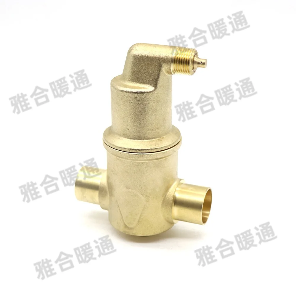 

Spiral brass exhaust valve Copper filter magnetic filter exhaust valve