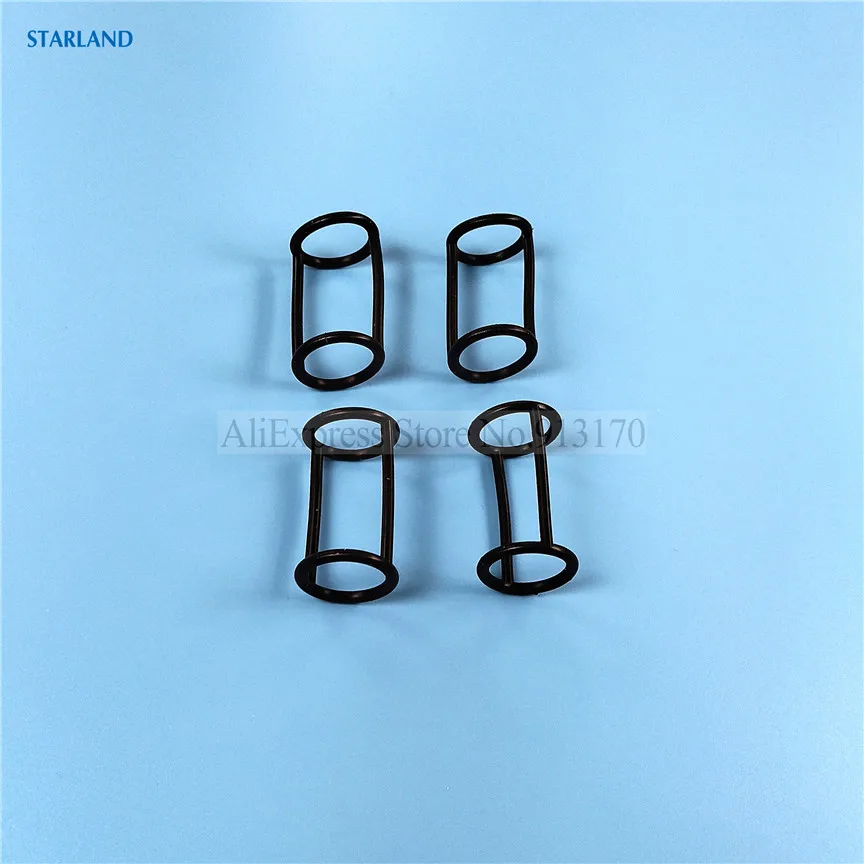 4 Pieces Black Long Seal Rings Silicone Gaskets Of BTB / BTK Soft Ice Cream Machines Long H Shaped Seal Rings 42mm