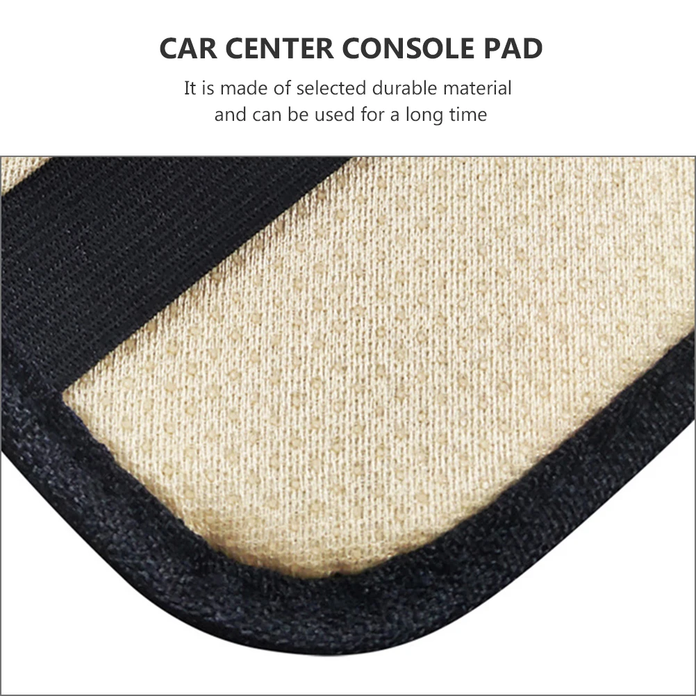 

2 pcs Car Console Pad Breathable Mesh Cushion Non Armrest Cover Easy Install Pet Resistant Comfortable Box Mat