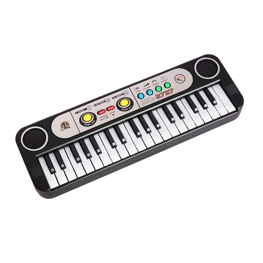 37 Keys Mini Music Toy Kids Electronic Organ Musical Children Keyboard Piano Electronic Digital Piano Toys with Microphone