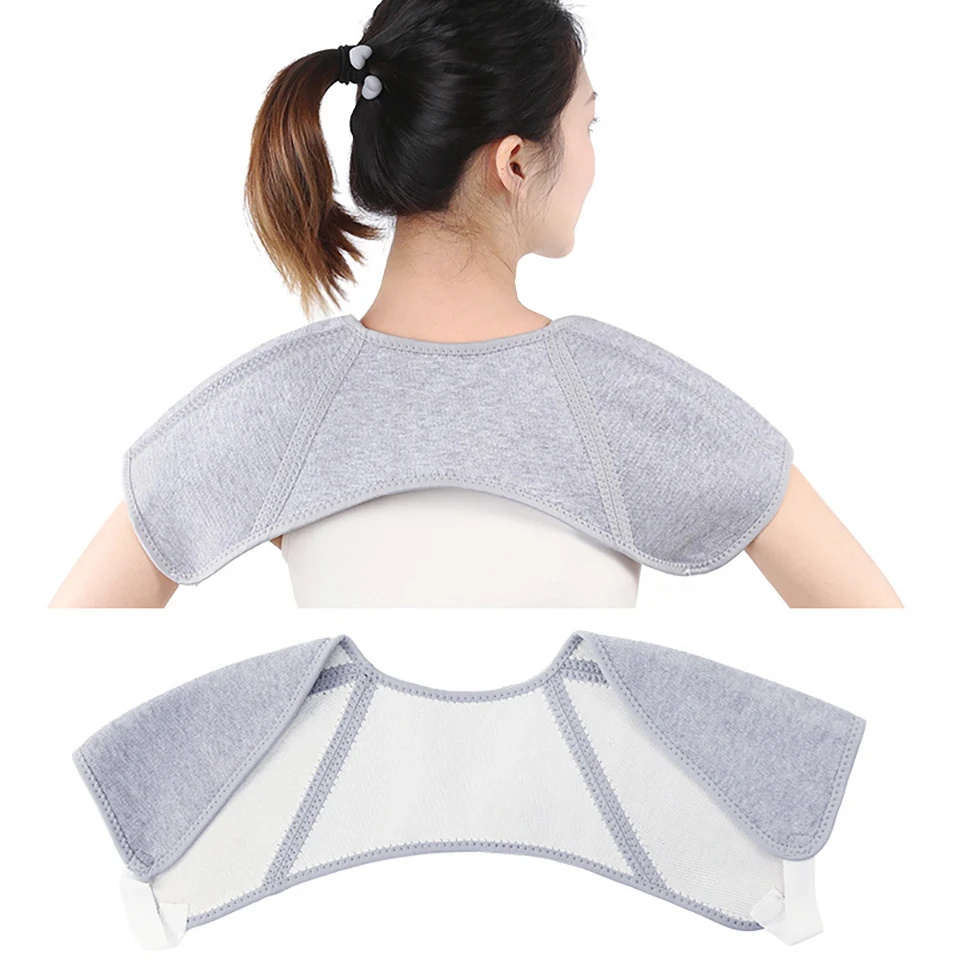 KoKossi Self-heating Brace Warmer Shoulder Support Correction Belt Shoulder Soft Compression Sleeve Heat Therapy Pad Protector