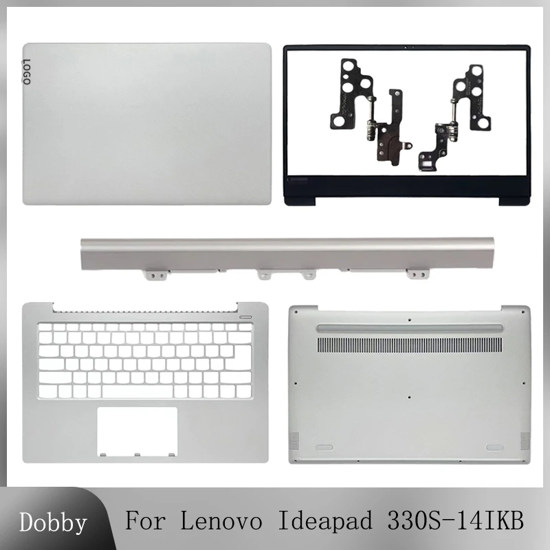 

New For Lenovo Ideapad 330S-14 330S-14IKB Laptop LCD Back Cover Front Bezel Panel Hinges Palmrest Bottom Cover Housing Case