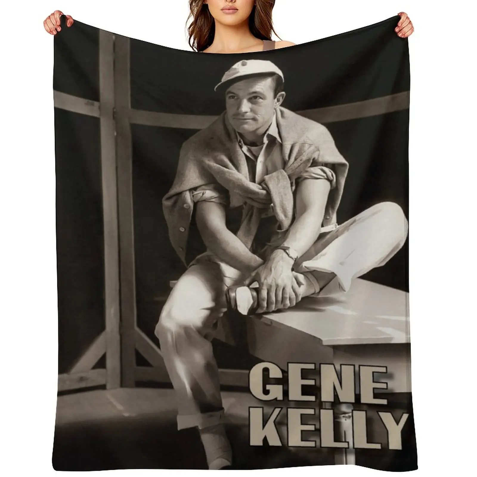 

Gene Kelly Throw Blanket For Sofa Thin Thins Hairys for winter Blankets