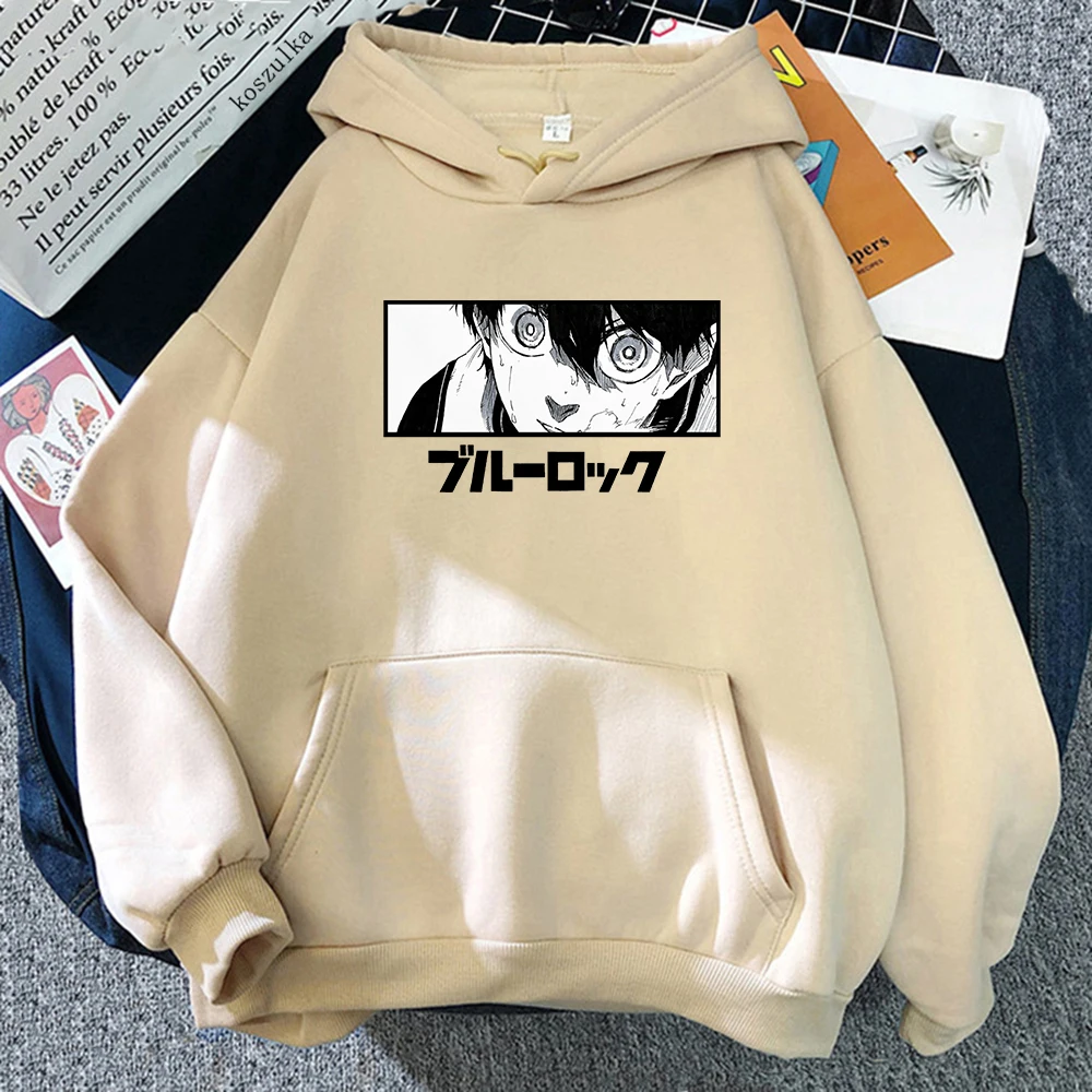 

Blue Lock Anime Hoodie Harajuku Hoodies Women Kawaii Clothes Manga Yoichi Isagi Pullover Sweatshirts Classical Graphic Suda