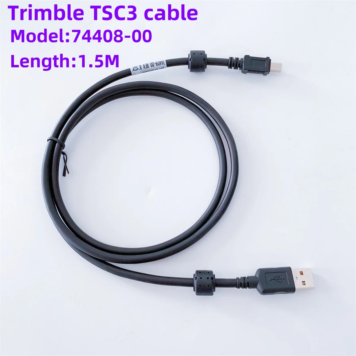 

Cable 74408-00 Applicable to Trimble TSC3 controller to PC USB cable