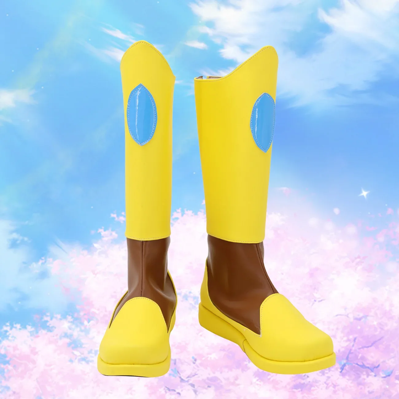 Custom Made Broly Cosplay Boots Broli Yellow Shoes Any Size for Boys and Girls