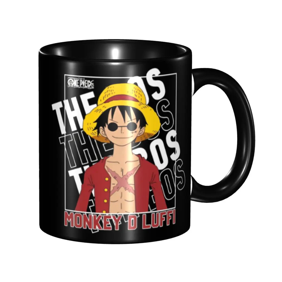 

Кружка с Луффи: забавный подарок для детей, аксессуар в стиле One Piece