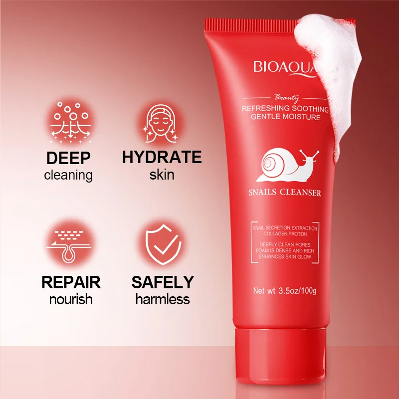 

Facial Cleanser Anti Acne Oil Control Blackhead Remover Shrink Pores Deep Cleansing Acne Treatment Moisturizing Face Wash 100g