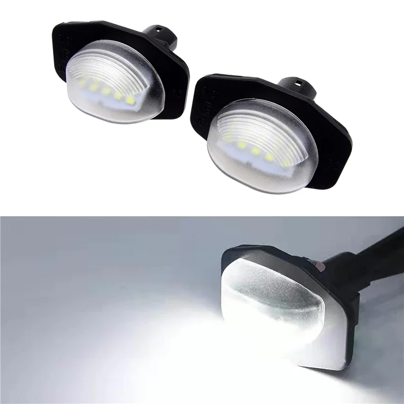 

Car 12V White Light LED License Plate Lights For Toyota Alphard Auris Corolla For Scion Wish Urban Cruiser Sienna 2006+