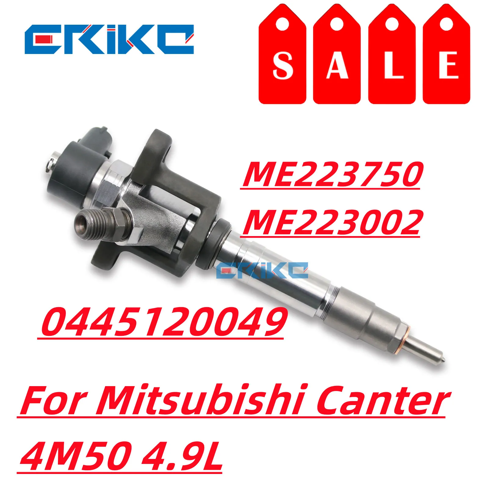 0445120049 Diesel Fuel Injector ME223750 ME223002 Common Rail Injectors 0 445 120 049 For Bosch Mitsubishi Canter 4M50 4.9L