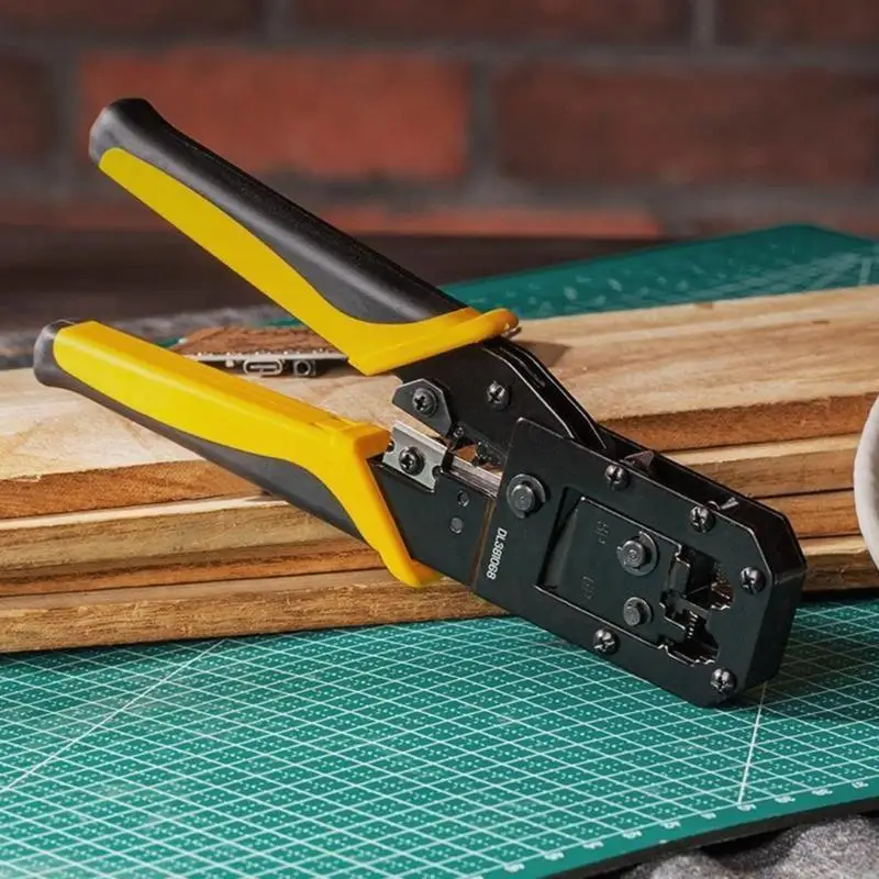 A2BE RJ45 Crimping Pliers for RJ45 Connectors Networking Connectors for CAT5 CAT5E CAT6A CAT7 CAT7A Telephone Line
