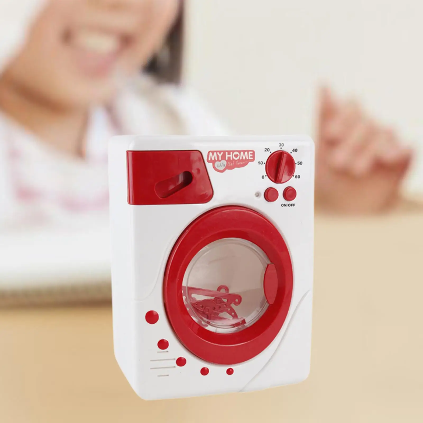 Washing Machine Toy Role Play Set Developmental Parent Child Game Miniature Appliances Children Pretend Play Toy Boys Girls