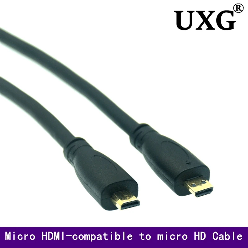 

Micro HDMI-compatible To Micro HDMI-compatible With Public To Public HD Video Cable D Type Mobile Phone Flat Camera